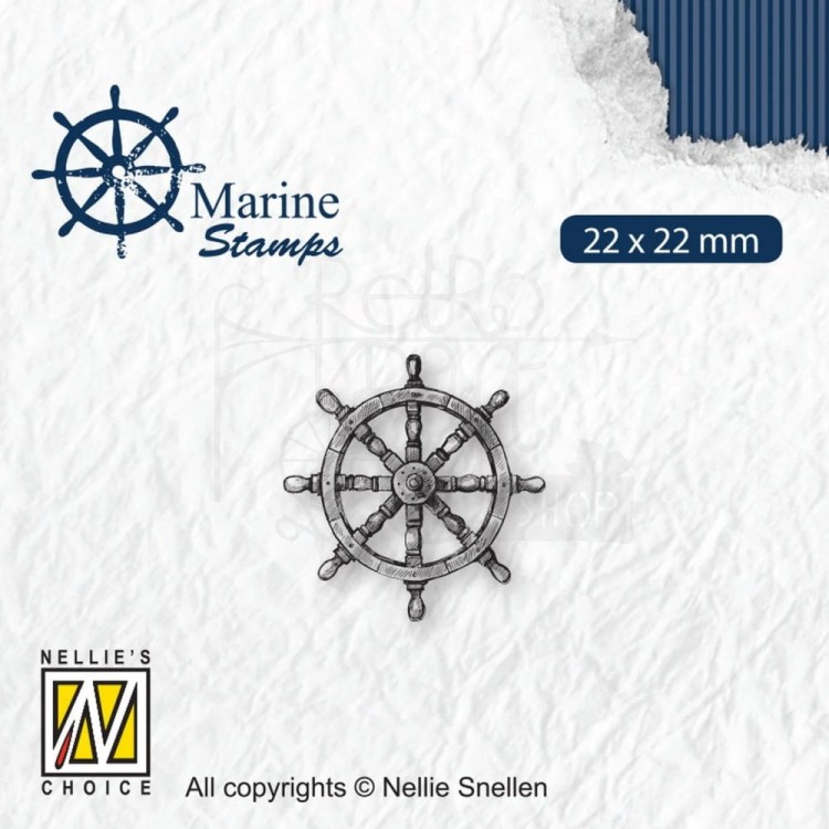 Stempel akrylowy Koło sterowe VCS002 Nellie's Choice