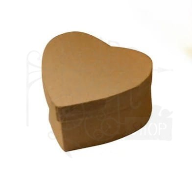 Pudełko serce kartonowe kraft 5,5cm 2519-005 Vaessen Creative