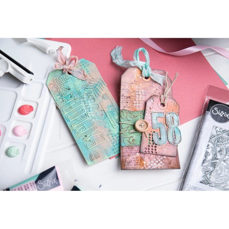 Wykrojnik Tim Holtz Thinlits Die Set Alphanumeric Emporium 666282 Sizzix