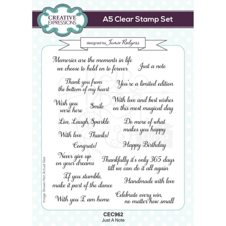 Stempel akrylowy Just a note Napisy CEC962 Creative Expressions