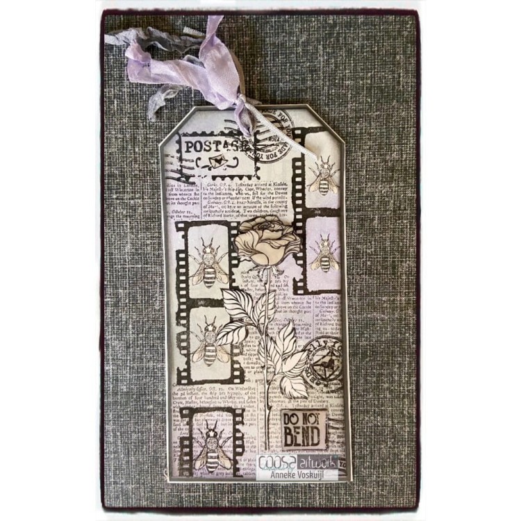 Stempel akrylowy Postal flowers 1 COS-113 COOSA Crafts