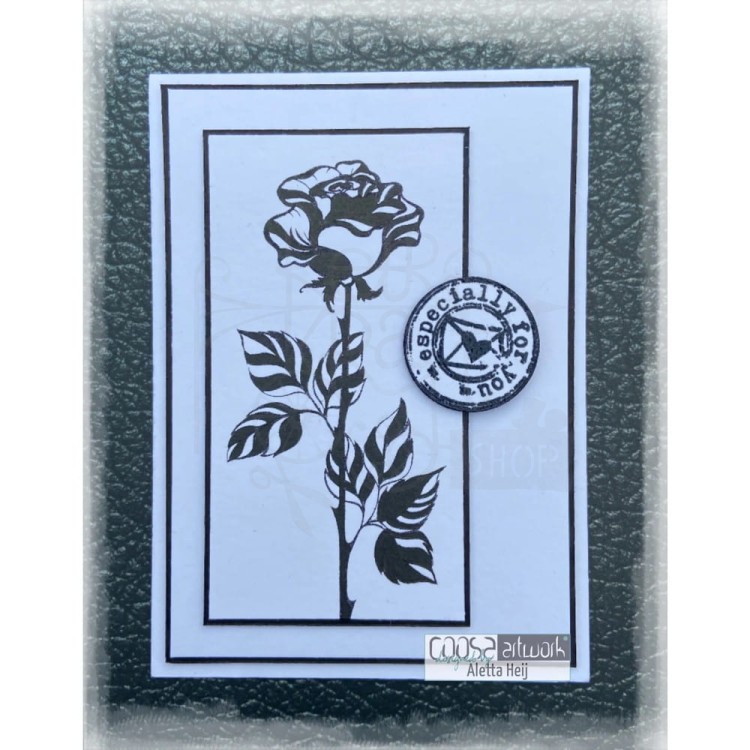 Stempel akrylowy Postal flowers 1 COS-113 COOSA Crafts
