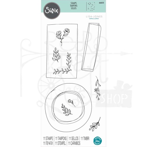 Stempel akrylowy Drawn Frames 666032 Sizzix