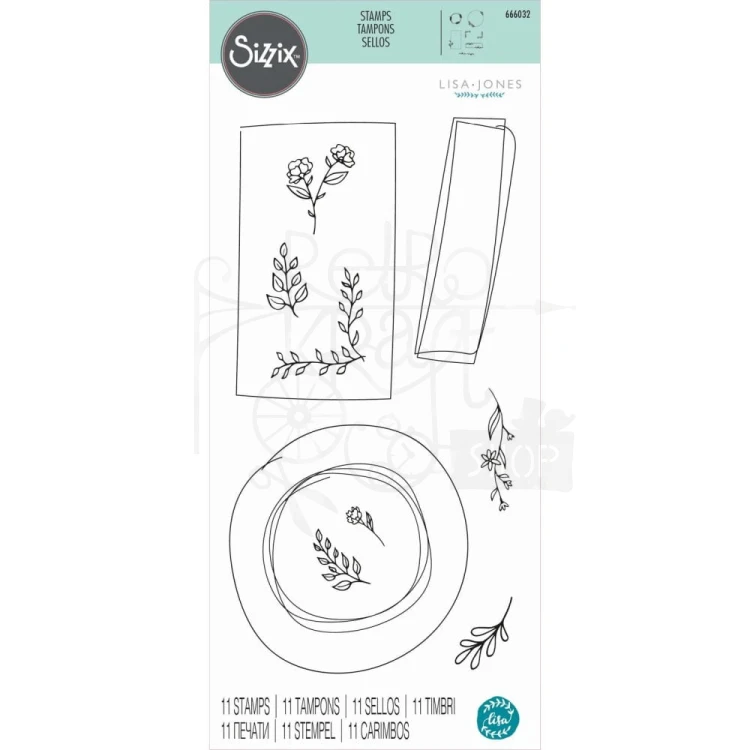 Stempel akrylowy Drawn Frames 666032 Sizzix
