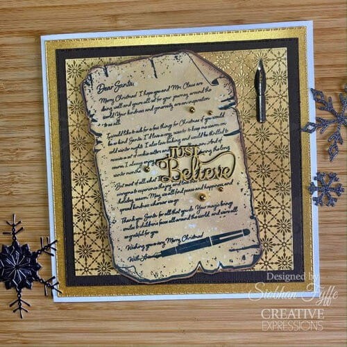 Stempel gumowy kauczukowy List do Świętego Mikołaja CER048 Creative Expressions