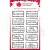 Stempel akrylowy Postarzane etykiety FRS997 Woodware
