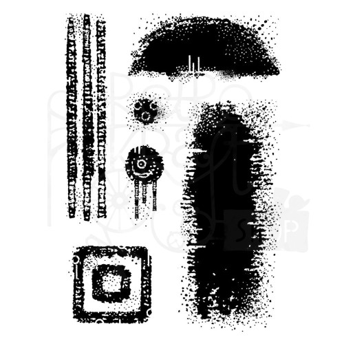 Stempel akrylowy Singles Speckled Textures FRS975 Woodware