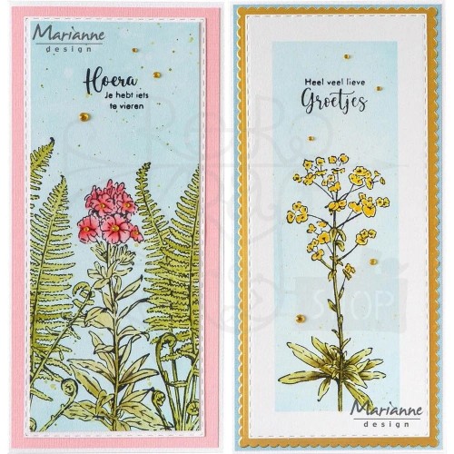 Stempel akrylowy Liście paproci TC0913 Marianne Design