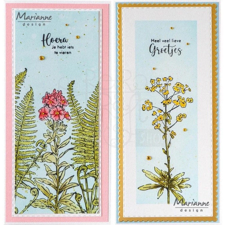 Stempel akrylowy Liście paproci TC0913 Marianne Design