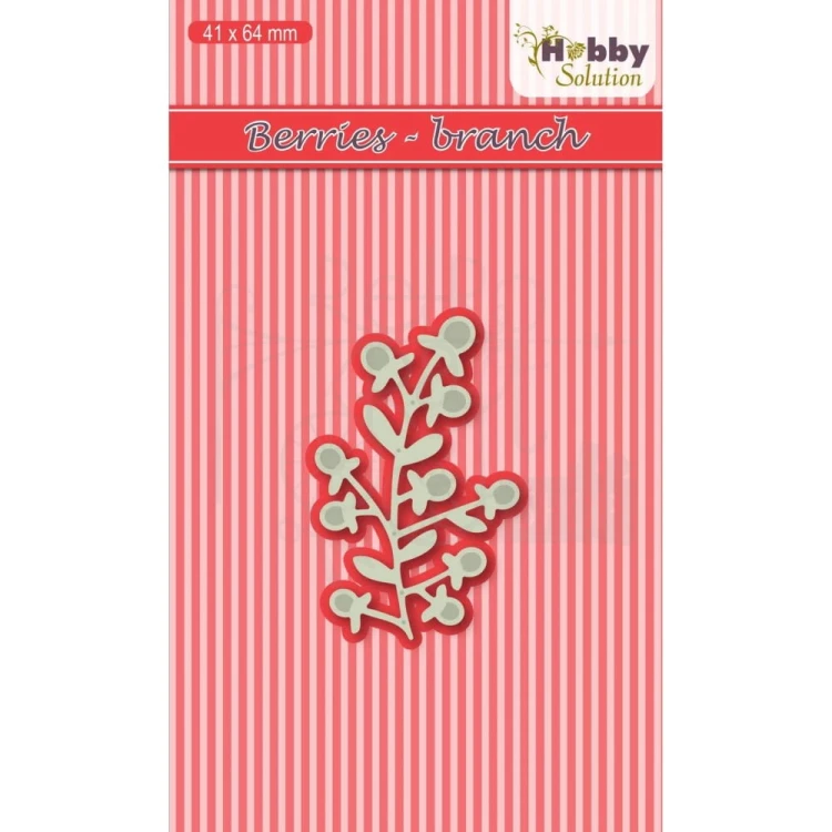 Wykrojnik Gałązka z jagodami HSDJ018 Hobby Solution