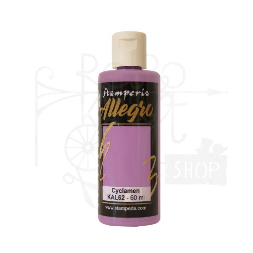Farba akrylowa Allegro Cyclamen fiołkowy 60ml KAL62 Stamperia