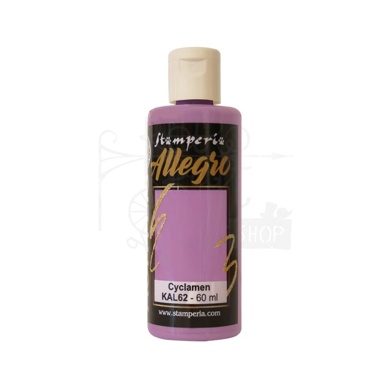 Farba akrylowa Allegro Cyclamen fiołkowy 60ml KAL62 Stamperia