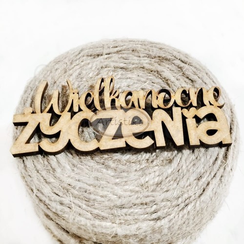 Napis HDF Wielkanocne życzenia 2 A/EW/WZ2 Artistiko