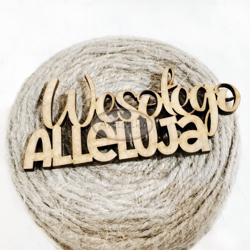Napis HDF Wesołego Alleluja 2 A/EW/WA2 Artistiko