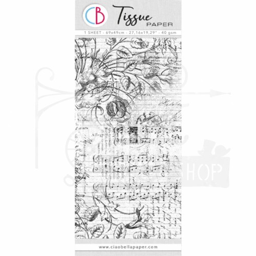 Papier bibuła Tissue Paper 69x49cm Aesthetic HT030 Ciao Bella