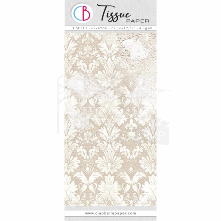 Papier bibuła Tissue Paper 69x49cm Baroque HT021 Ciao Bella