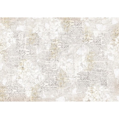 Papier bibuła Tissue Paper 69x49cm Handwritten Page HT020 Ciao Bella