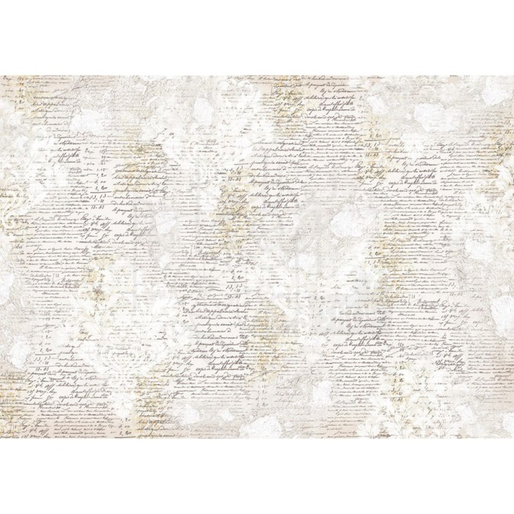 Papier bibuła Tissue Paper 69x49cm Handwritten Page HT020 Ciao Bella