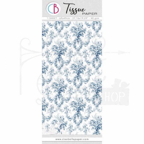 Papier bibuła Tissue Paper 69x49cm Dynasty Drapes HT017 Ciao Bella