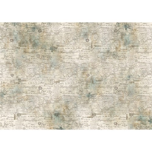 Papier bibuła Tissue Paper 69x49cm Old Ledgers HT003 Ciao Bella