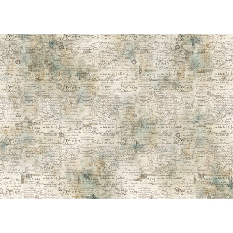 Papier bibuła Tissue Paper 69x49cm Old Ledgers HT003 Ciao Bella