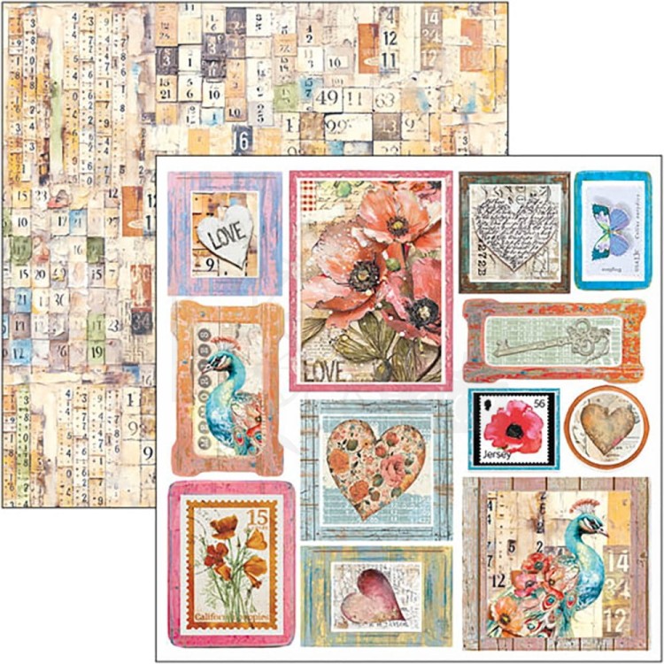 Zestaw papierów do scrapbookingu 15x15 Majestic Dream 24szt CBQE084 Ciao Bella