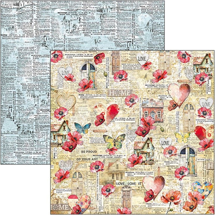Zestaw papierów do scrapbookingu 30x30 Majestic Dream 8szt CBT084 Ciao Bella