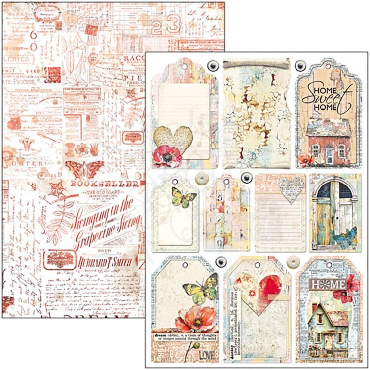 Zestaw papierów do scrapbookingu A4 Majestic Dream 9szt CBCL084 Ciao Bella