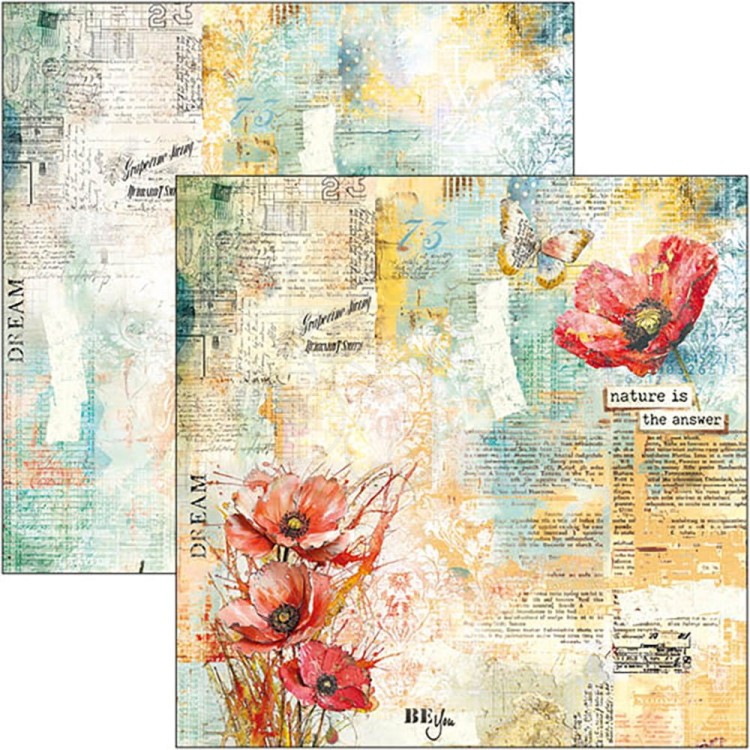 Zestaw papierów do scrapbookingu 20x20 Majestic Dream 12szt CBH084 Ciao Bella