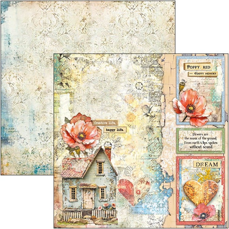Zestaw papierów do scrapbookingu 20x20 Majestic Dream 12szt CBH084 Ciao Bella