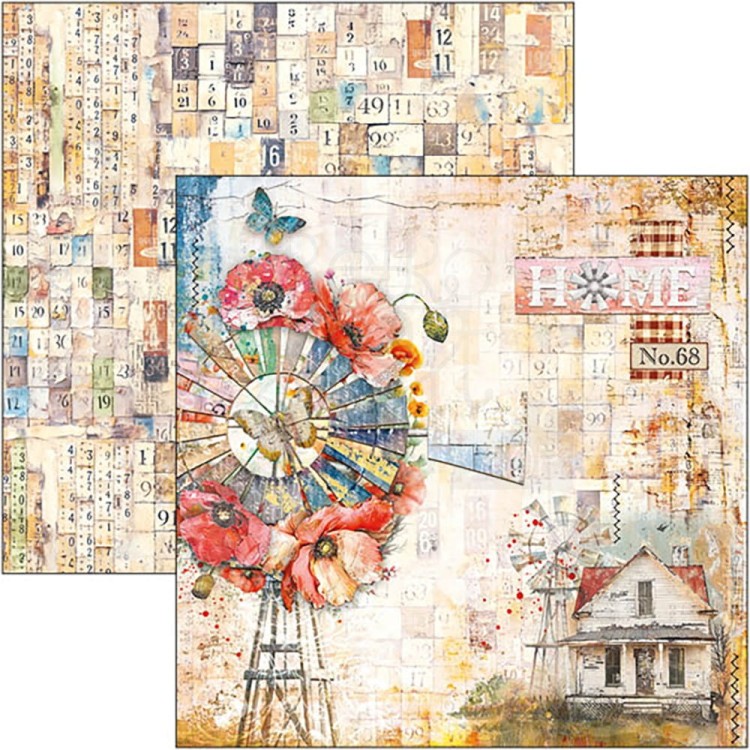 Zestaw papierów do scrapbookingu 20x20 Majestic Dream 12szt CBH084 Ciao Bella