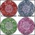 Brokat Finnabair Art Ingredients Glass Glitter Prima Crimson Red