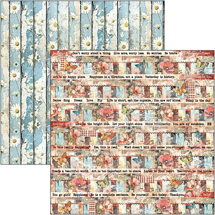 Zestaw papierów do scrapbookingu 30x30 Majestic Dream 12szt CBPM084 Ciao Bella
