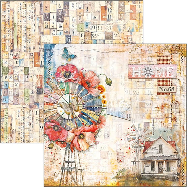 Zestaw papierów do scrapbookingu 30x30 Majestic Dream 12szt CBPM084 Ciao Bella