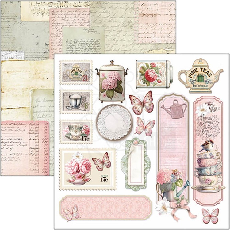 Zestaw papierów do scrapbookingu 15x15 Timeless Moments 24szt CBQE083 Ciao Bella
