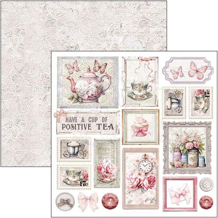 Zestaw papierów do scrapbookingu 15x15 Timeless Moments 24szt CBQE083 Ciao Bella