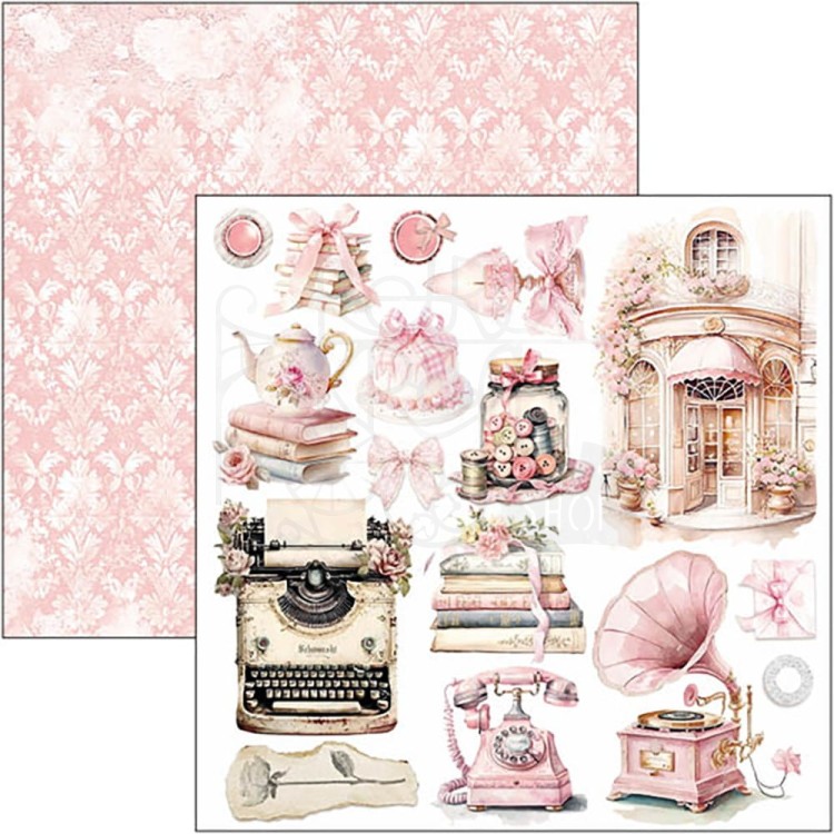 Zestaw papierów do scrapbookingu 15x15 Timeless Moments 24szt CBQE083 Ciao Bella
