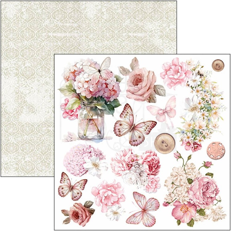 Zestaw papierów do scrapbookingu 15x15 Timeless Moments 24szt CBQE083 Ciao Bella