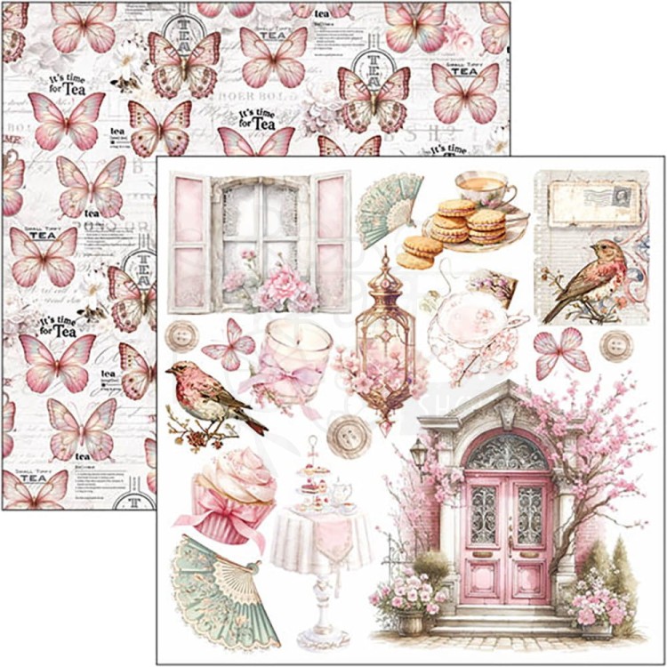 Zestaw papierów do scrapbookingu 15x15 Timeless Moments 24szt CBQE083 Ciao Bella