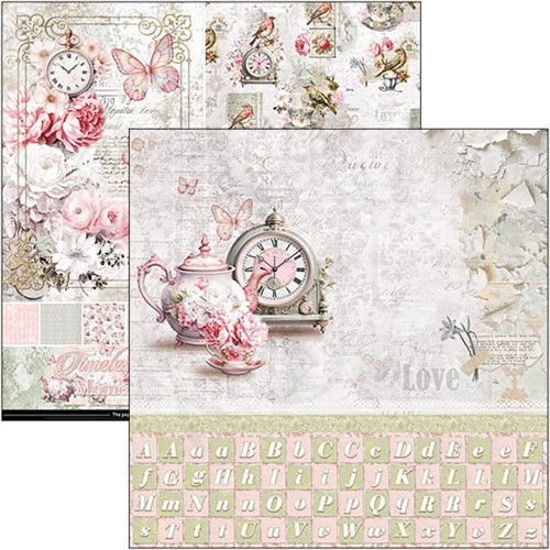 Zestaw papierów do scrapbookingu 30x30 Timeless Moments 8szt CBT083 Ciao Bella