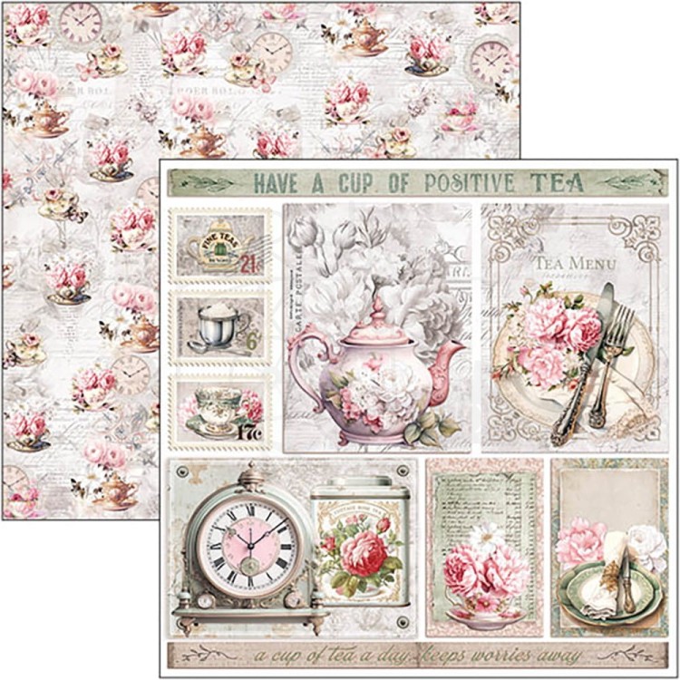 Zestaw papierów do scrapbookingu 30x30 Timeless Moments 8szt CBT083 Ciao Bella
