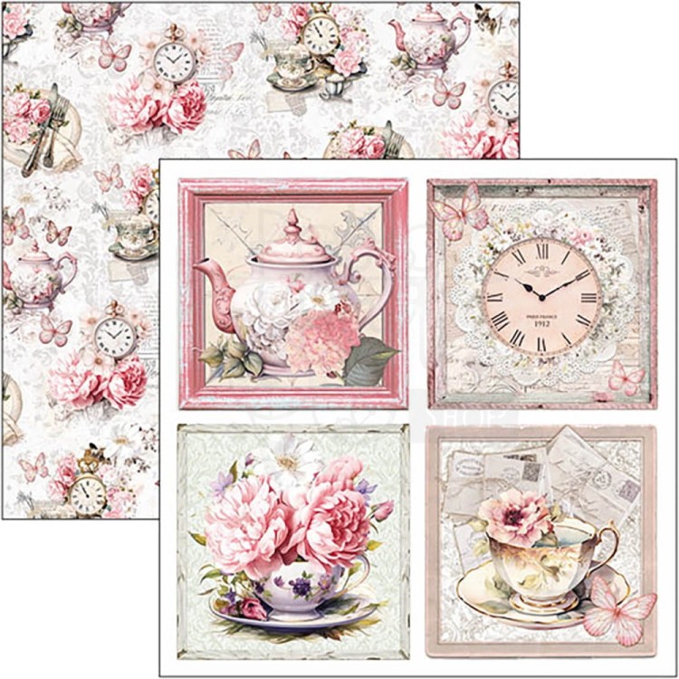 Zestaw papierów do scrapbookingu 30x30 Timeless Moments 8szt CBT083 Ciao Bella