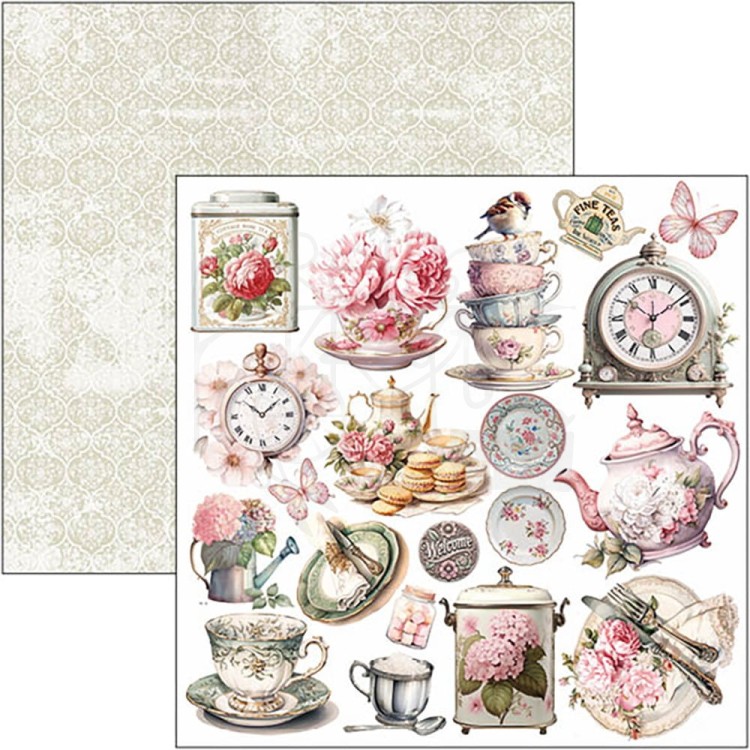 Zestaw papierów do scrapbookingu 30x30 Timeless Moments 8szt CBT083 Ciao Bella