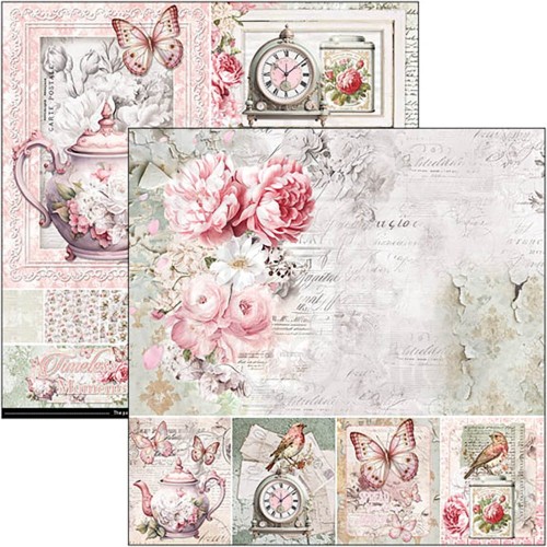 Zestaw papierów do scrapbookingu 20x20 Timeless Moments 12szt CBH083 Ciao Bella