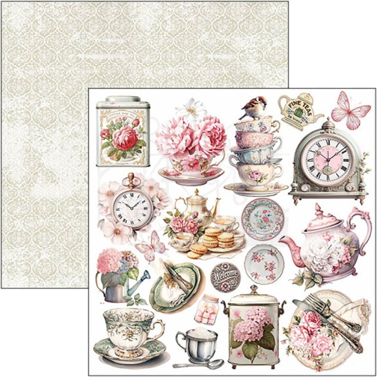 Zestaw papierów do scrapbookingu 20x20 Timeless Moments 12szt CBH083 Ciao Bella