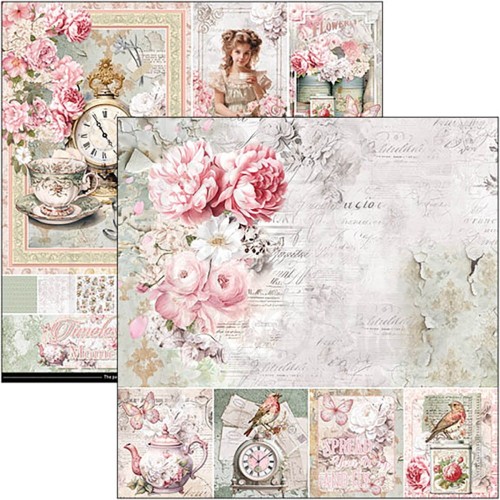 Zestaw papierów do scrapbookingu 30x30 Timeless Moments 12szt CBPM083 Ciao Bella
