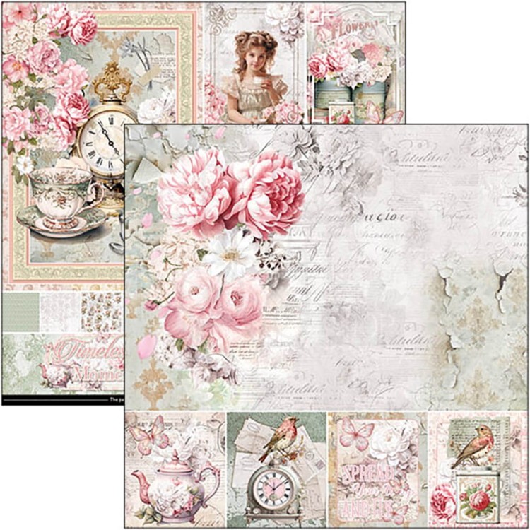 Zestaw papierów do scrapbookingu 30x30 Timeless Moments 12szt CBPM083 Ciao Bella
