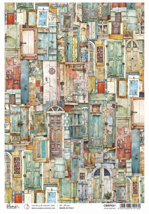 Papier ryżowy do decoupage A4 Majestic Dream Your destiny CBRP531 Ciao Bella