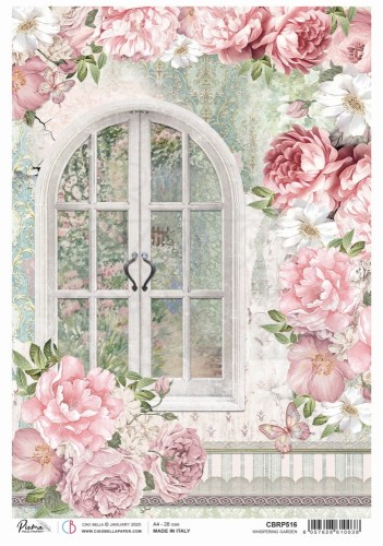 Papier ryżowy do decoupage A4 Timeless Moments Whispering Garden CBRP516 Ciao Bella