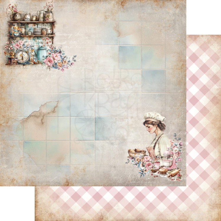 Zestaw papierów do scrapbookingu 30x30 Recipe for Happiness AA-RFH-07 Alchemy of Art
